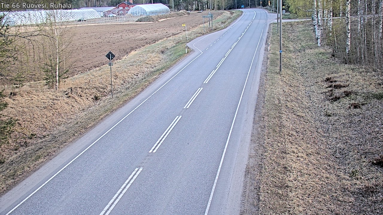 Weather Camera Image Road 66 Ruovesi, Ruhala, Ruovesi, Pirkanmaa