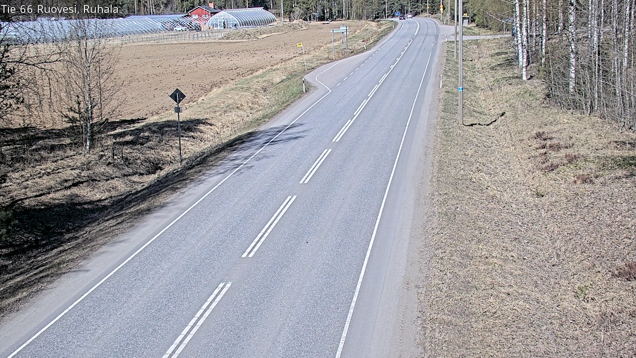 Weather Camera Image Väg 66 Ruovesi, Ruhala, Ruovesi, Pirkanmaa