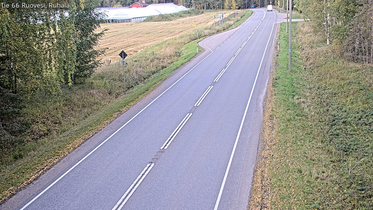 Weather Camera Image Väg 66 Ruovesi, Ruhala, Ruovesi, Pirkanmaa