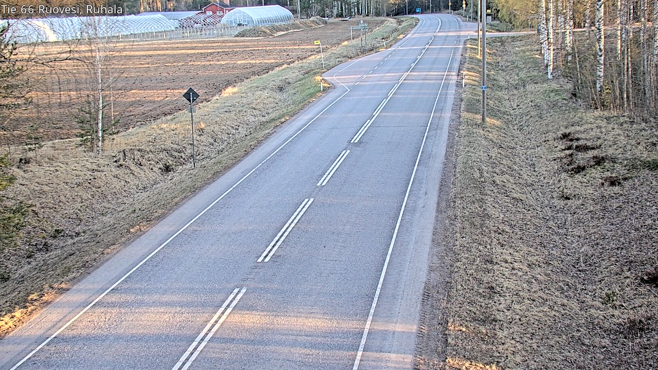 Weather Camera Image Väg 66 Ruovesi, Ruhala, Ruovesi, Pirkanmaa