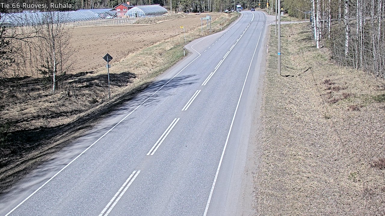 Weather Camera Image Väg 66 Ruovesi, Ruhala, Ruovesi, Pirkanmaa