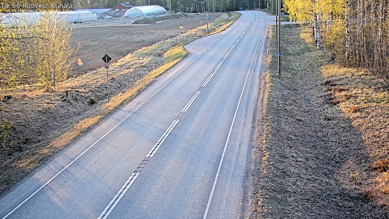 Weather Camera Image Väg 66 Ruovesi, Ruhala, Ruovesi, Pirkanmaa