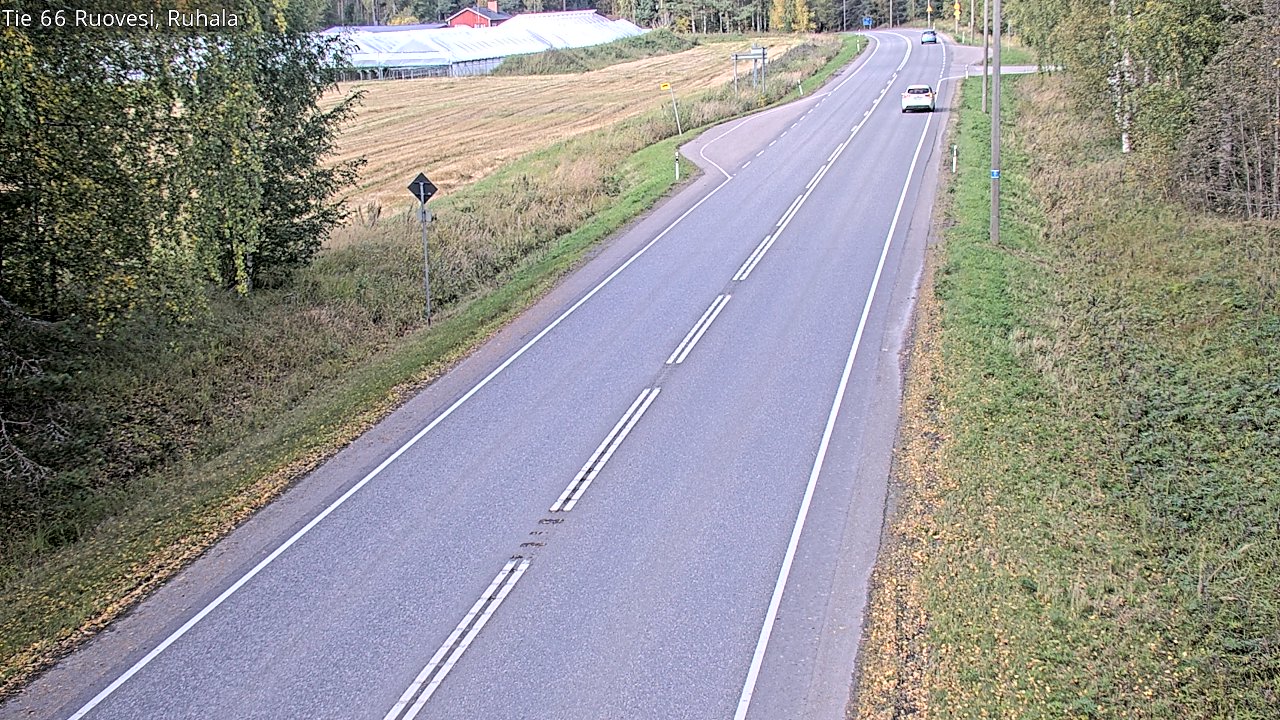 Weather Camera Image Väg 66 Ruovesi, Ruhala, Ruovesi, Pirkanmaa