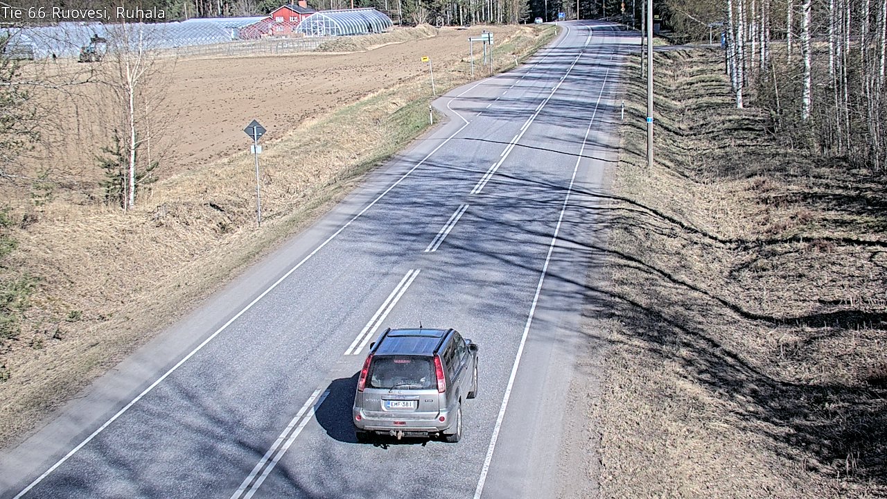 Weather Camera Image Väg 66 Ruovesi, Ruhala, Ruovesi, Pirkanmaa