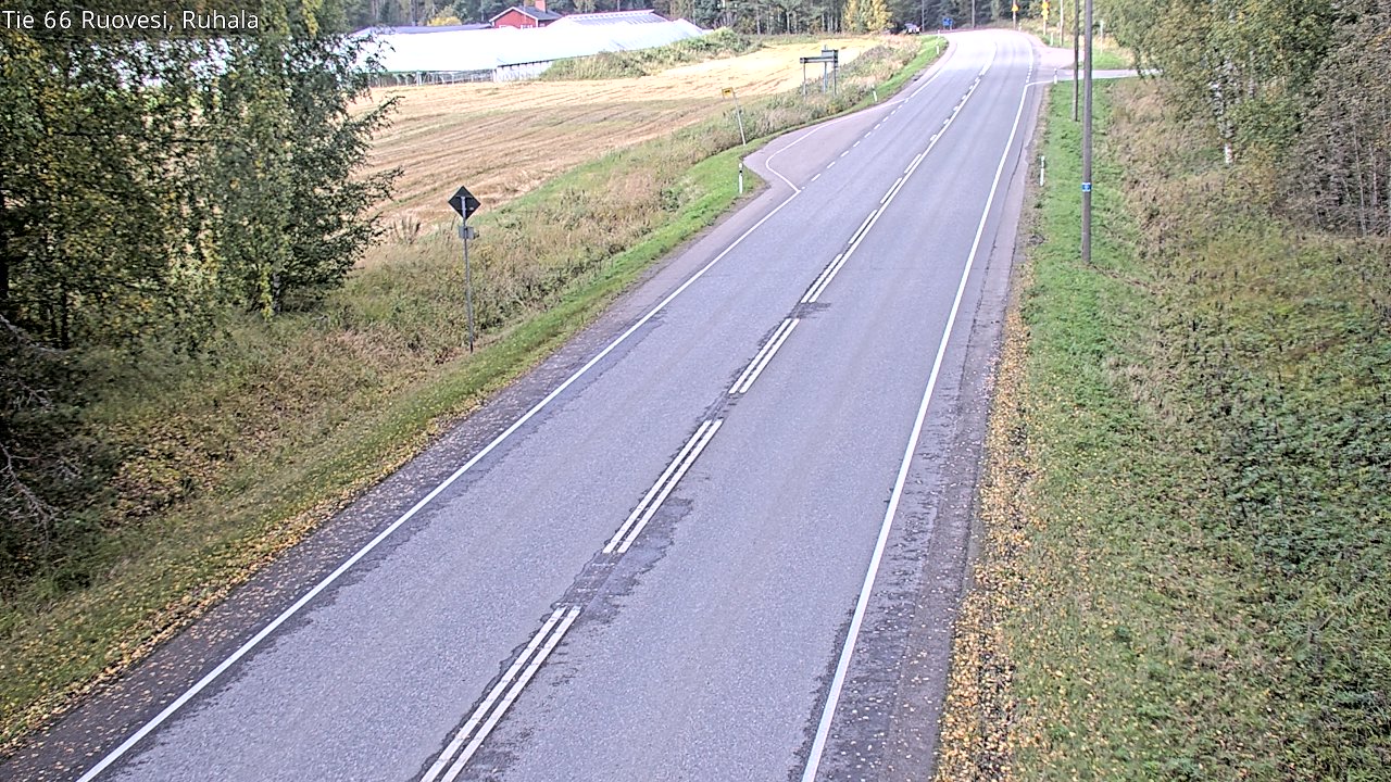 Weather Camera Image Väg 66 Ruovesi, Ruhala, Ruovesi, Pirkanmaa