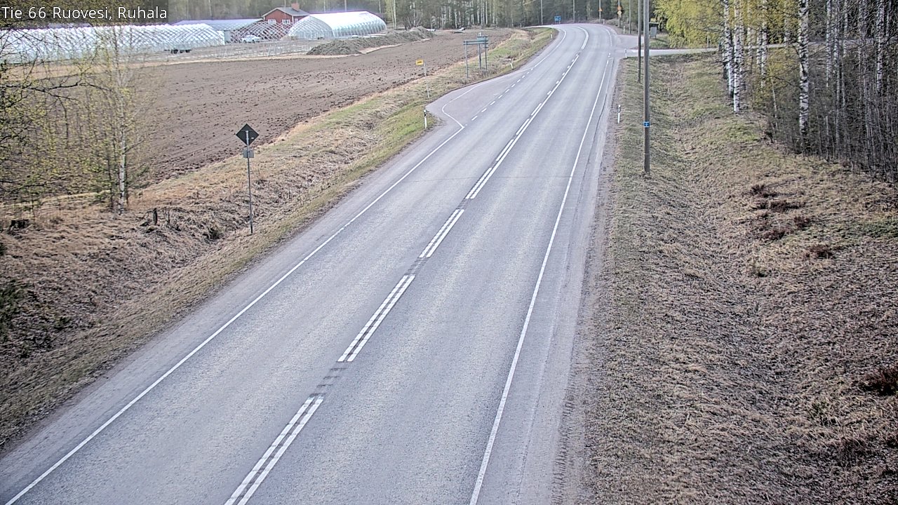 Weather Camera Image Väg 66 Ruovesi, Ruhala, Ruovesi, Pirkanmaa
