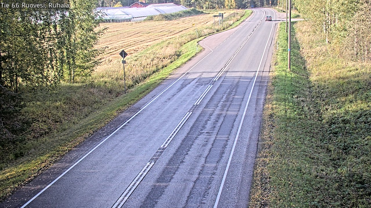 Weather Camera Image Väg 66 Ruovesi, Ruhala, Ruovesi, Pirkanmaa