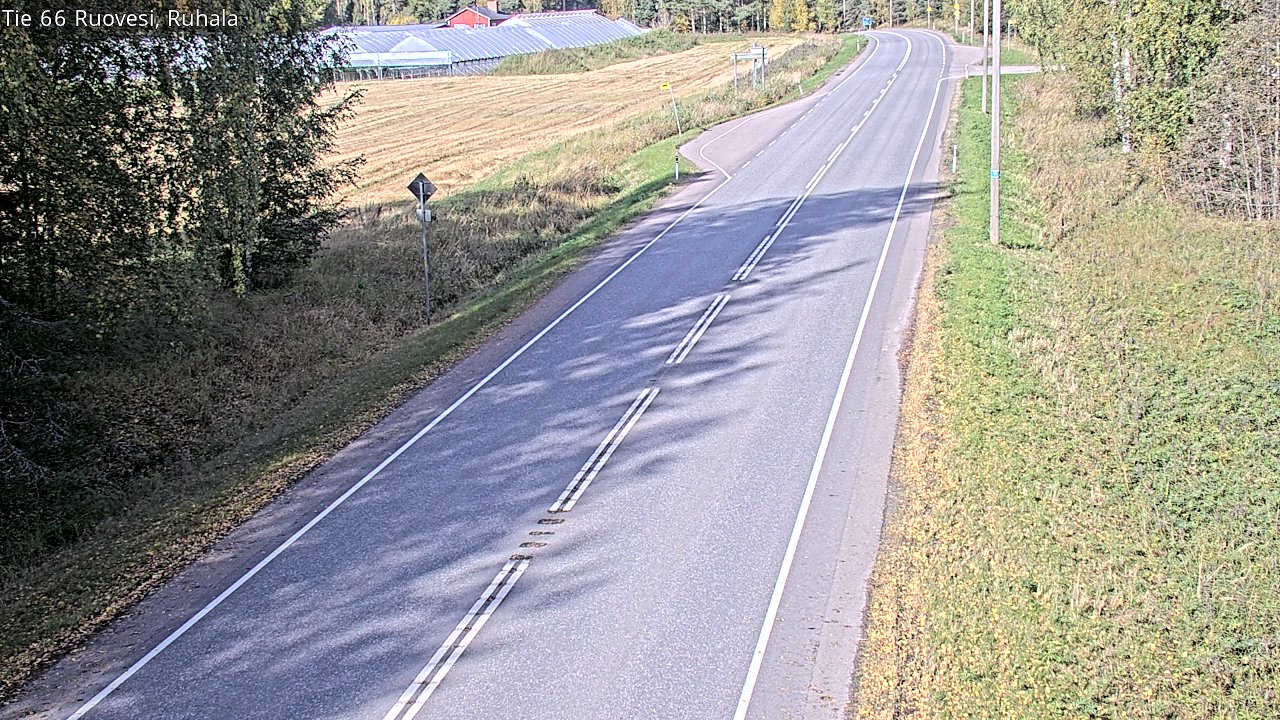 Weather Camera Image Väg 66 Ruovesi, Ruhala, Ruovesi, Pirkanmaa