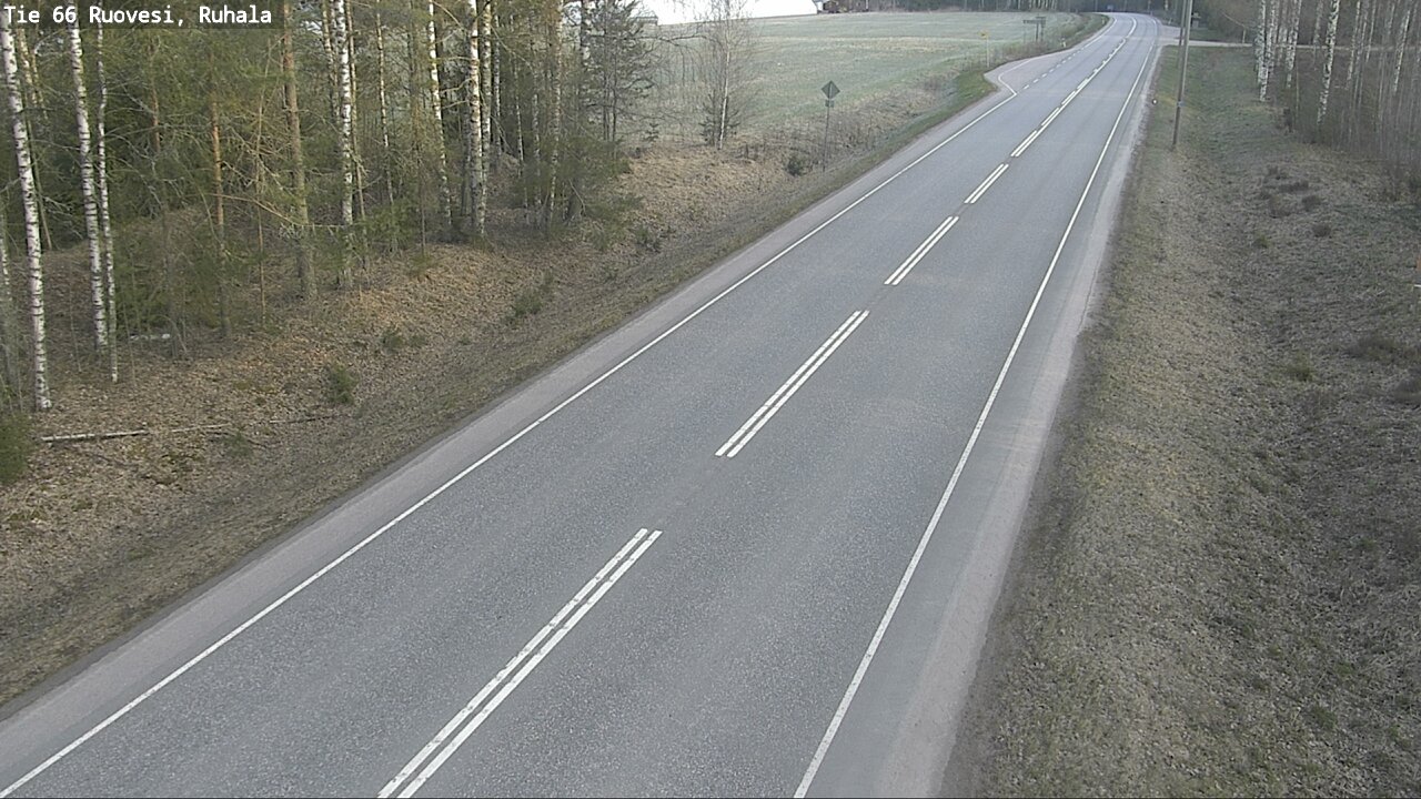 Weather Camera Image Väg 66 Ruovesi, Ruhala, Ruovesi, Pirkanmaa