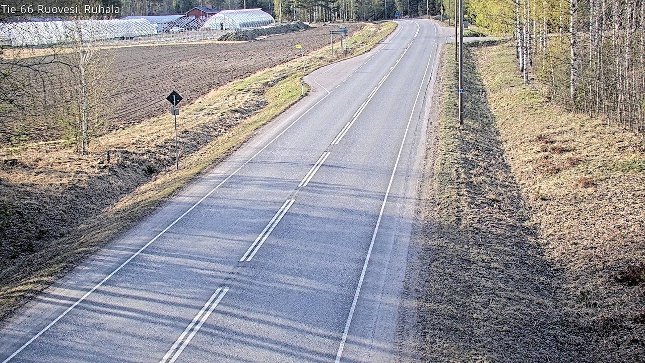Weather Camera Image Väg 66 Ruovesi, Ruhala, Ruovesi, Pirkanmaa