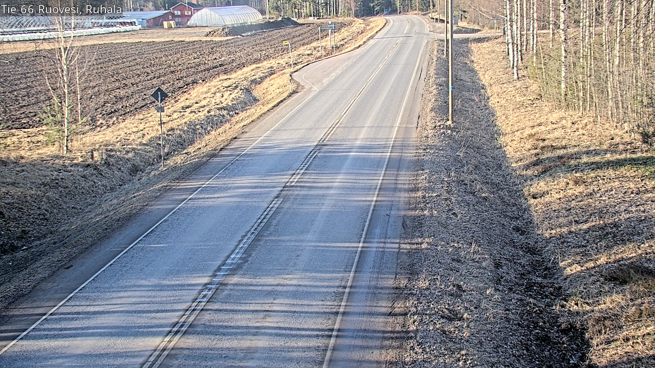 Weather Camera Image Väg 66 Ruovesi, Ruhala, Ruovesi, Pirkanmaa