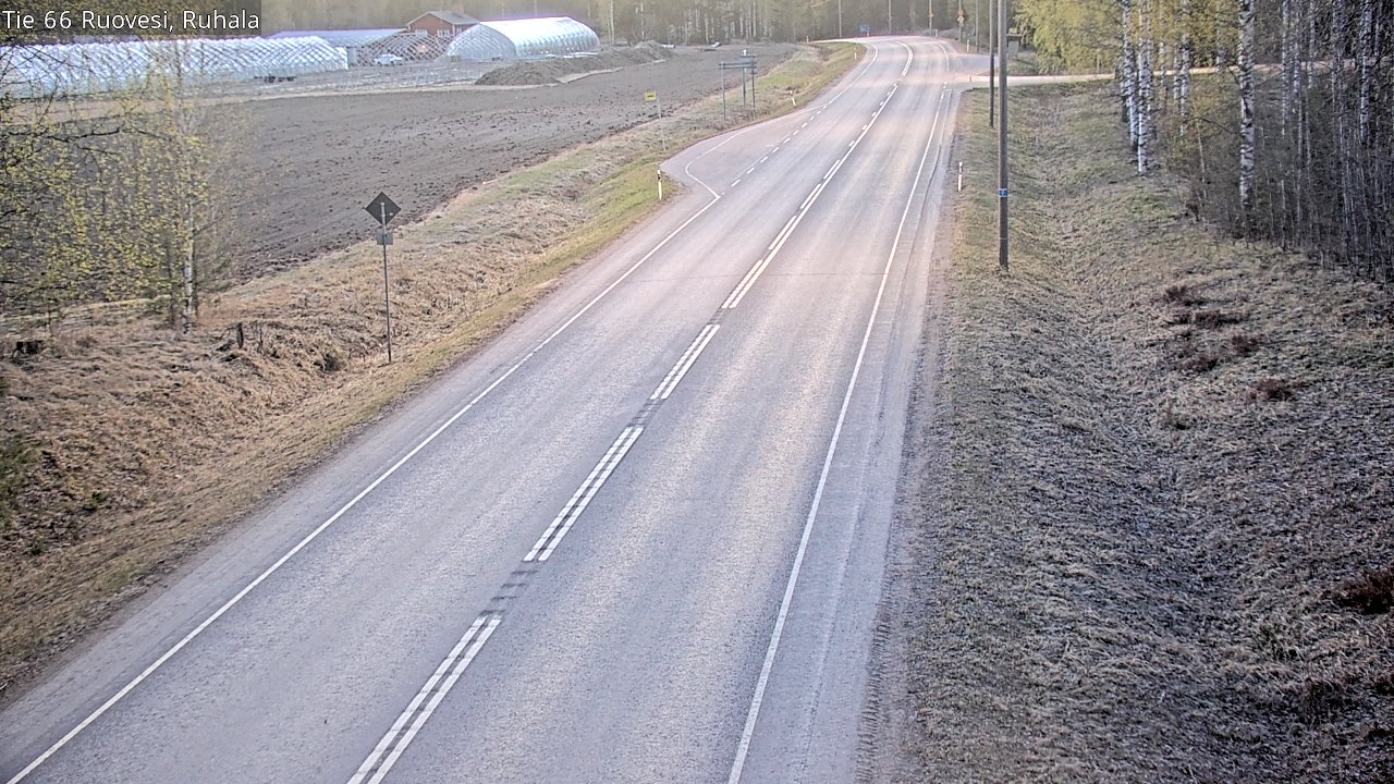 Weather Camera Image Väg 66 Ruovesi, Ruhala, Ruovesi, Pirkanmaa