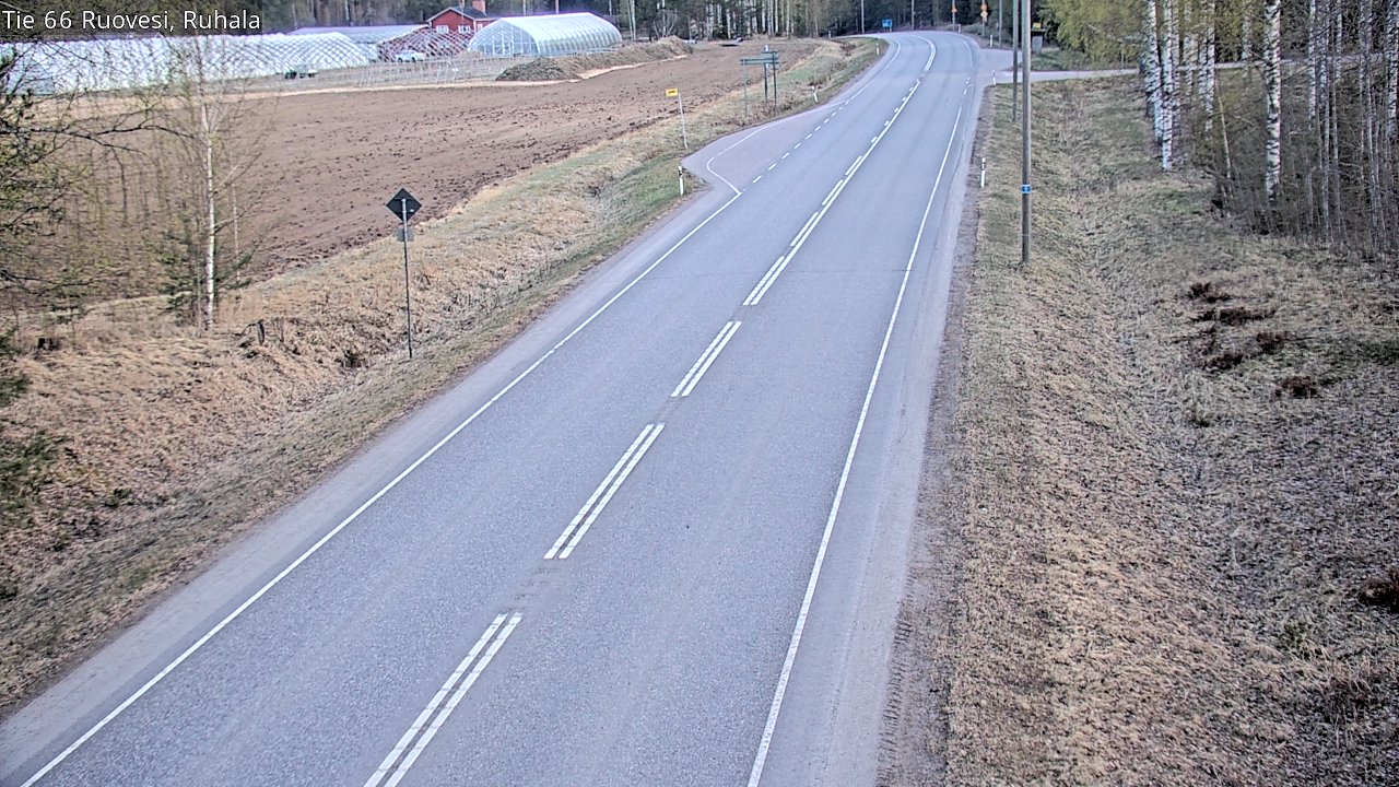 Weather Camera Image Road 66 Ruovesi, Ruhala, Ruovesi, Pirkanmaa