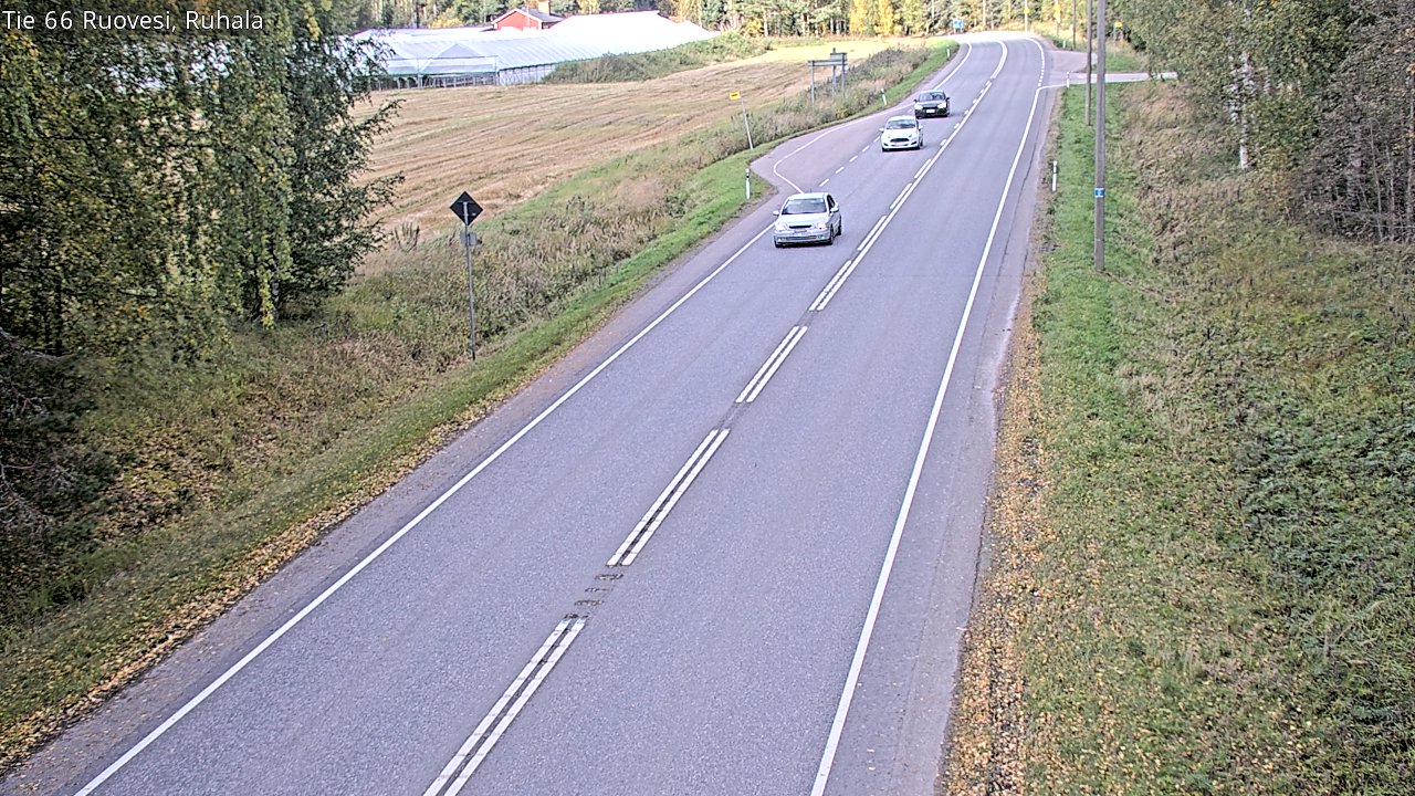 Weather Camera Image Väg 66 Ruovesi, Ruhala, Ruovesi, Pirkanmaa