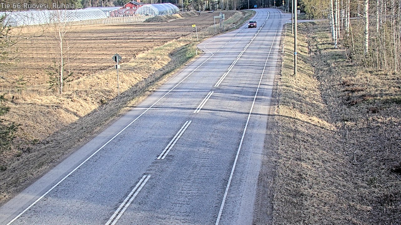 Weather Camera Image Väg 66 Ruovesi, Ruhala, Ruovesi, Pirkanmaa