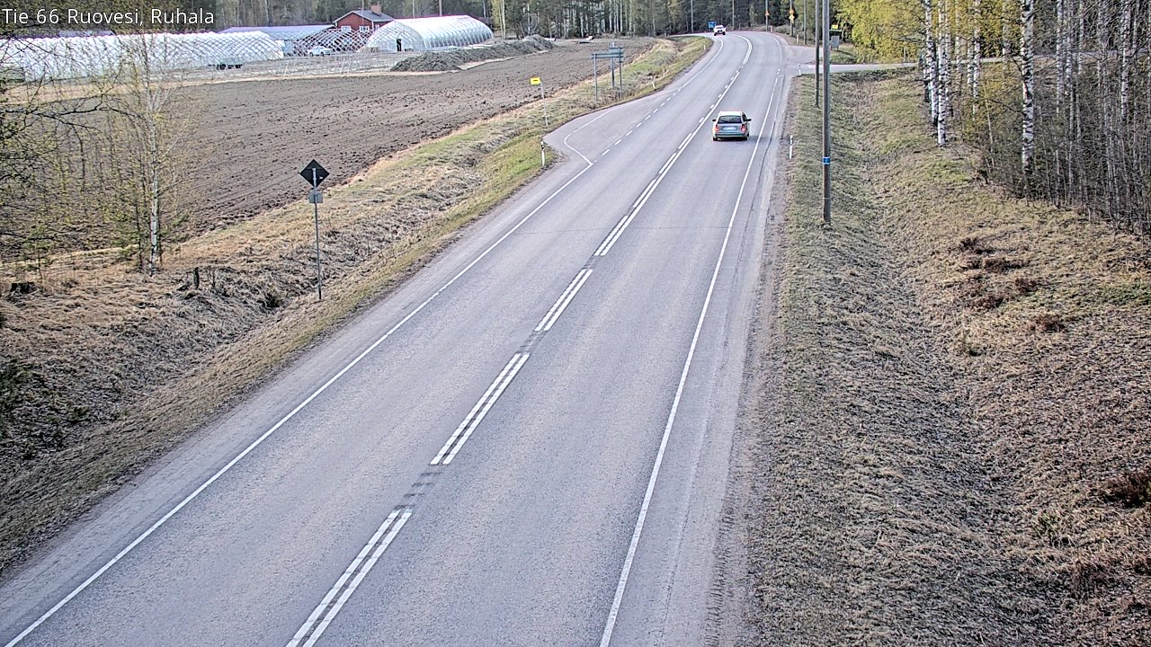 Weather Camera Image Väg 66 Ruovesi, Ruhala, Ruovesi, Pirkanmaa