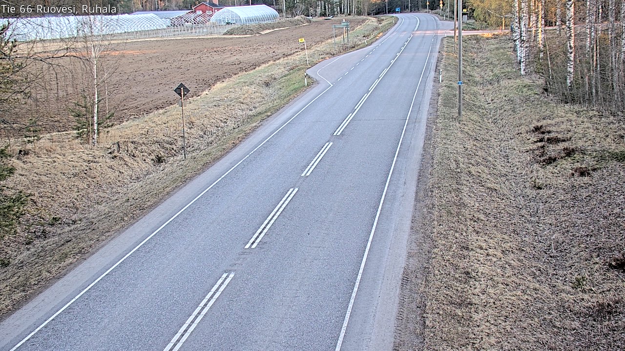Weather Camera Image Väg 66 Ruovesi, Ruhala, Ruovesi, Pirkanmaa