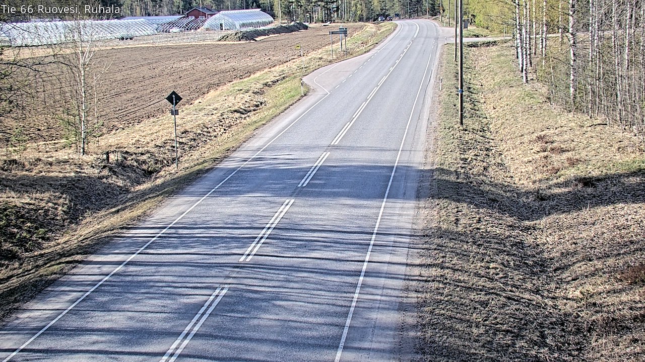 Weather Camera Image Väg 66 Ruovesi, Ruhala, Ruovesi, Pirkanmaa