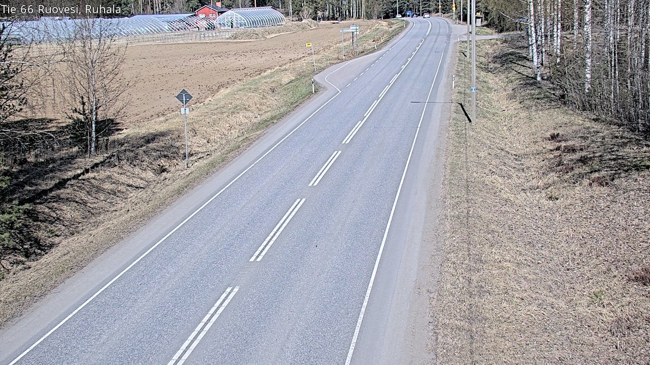 Weather Camera Image Väg 66 Ruovesi, Ruhala, Ruovesi, Pirkanmaa