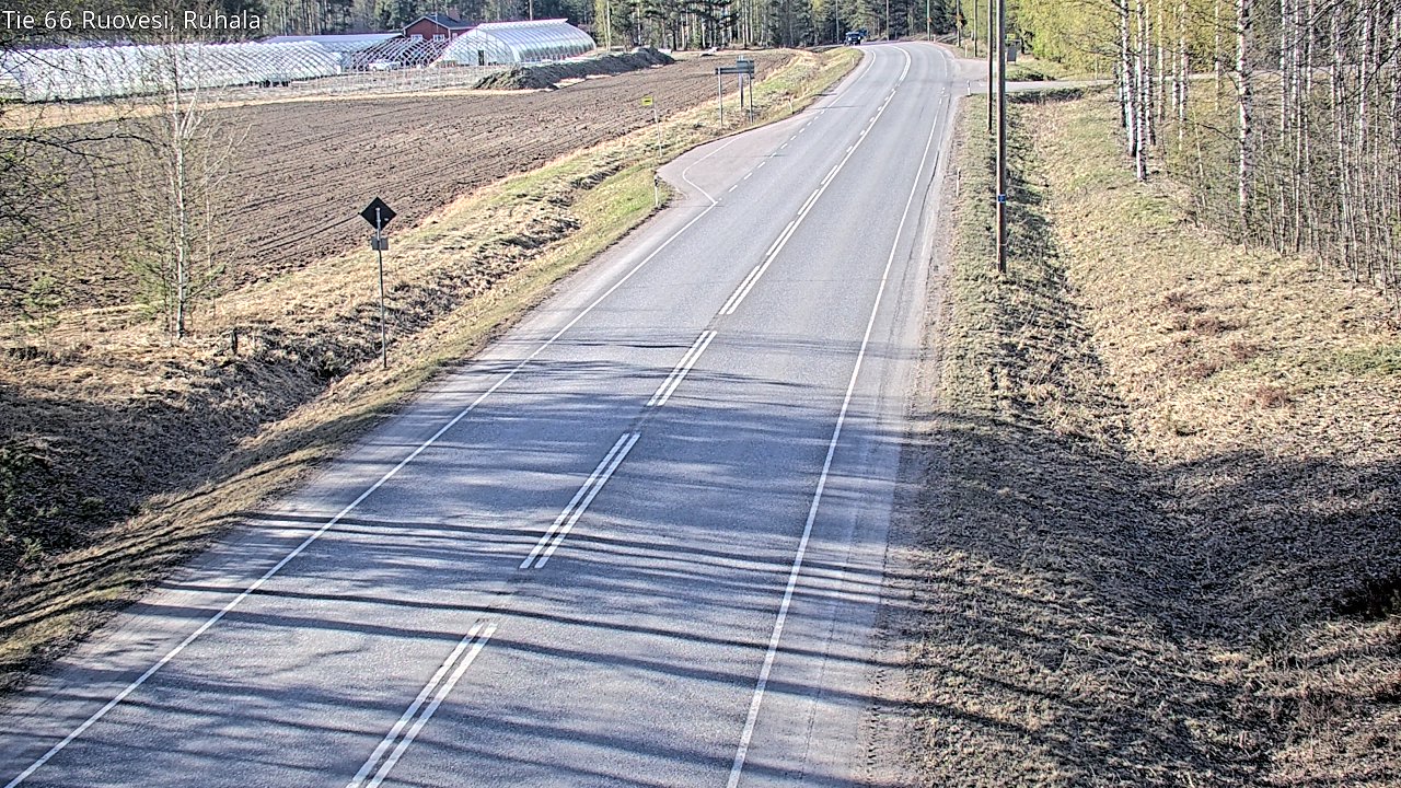 Weather Camera Image Väg 66 Ruovesi, Ruhala, Ruovesi, Pirkanmaa