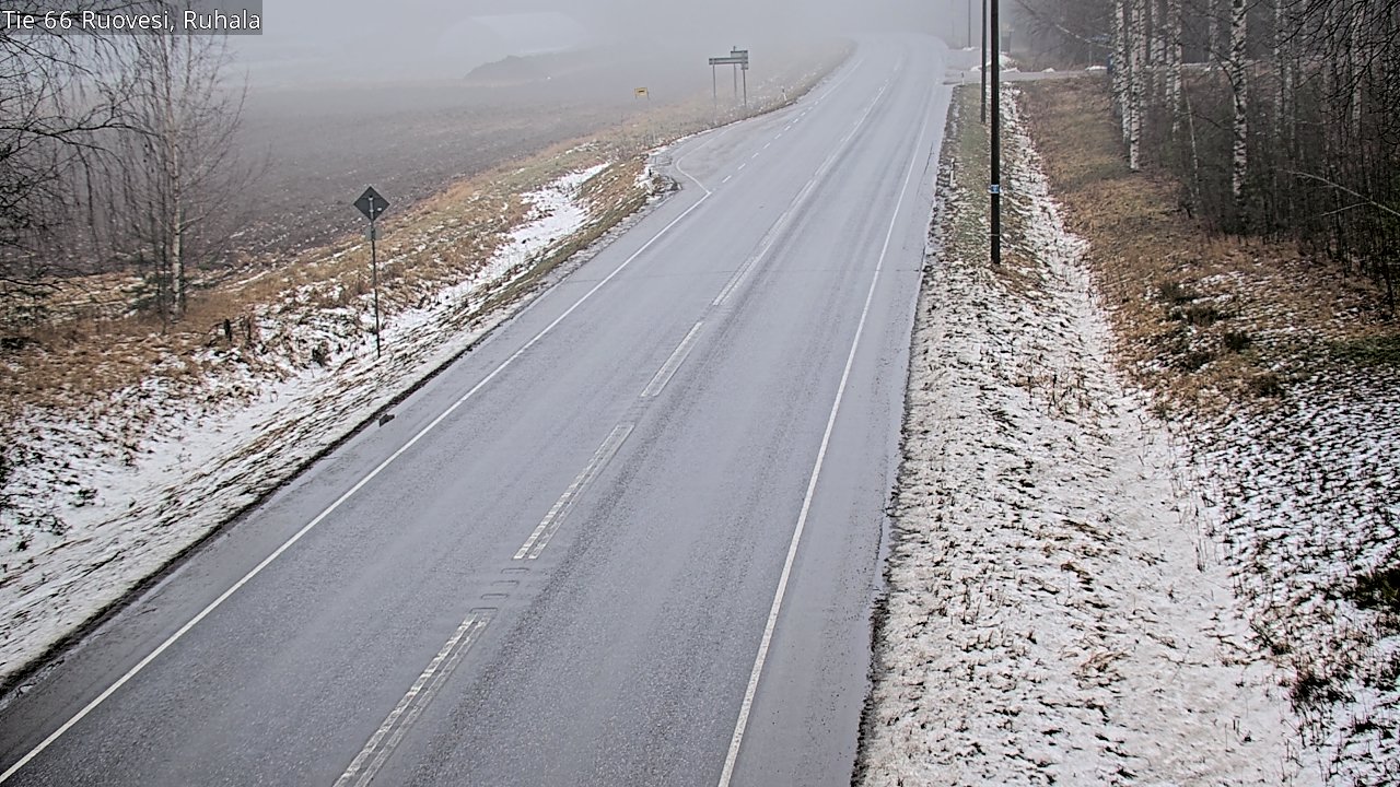 Weather Camera Image Road 66 Ruovesi, Ruhala, Ruovesi, Pirkanmaa