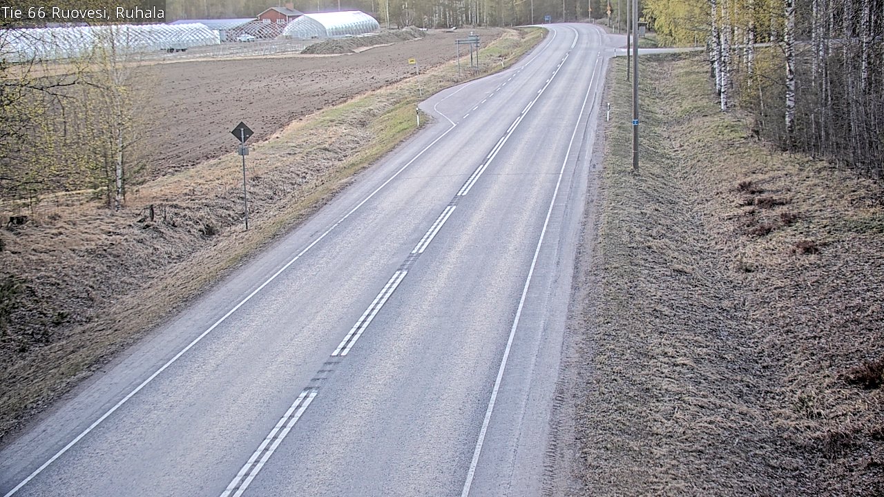 Weather Camera Image Väg 66 Ruovesi, Ruhala, Ruovesi, Pirkanmaa