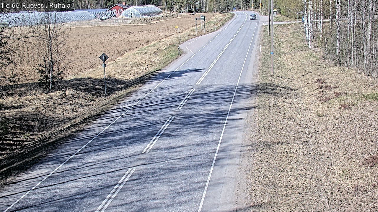Weather Camera Image Väg 66 Ruovesi, Ruhala, Ruovesi, Pirkanmaa
