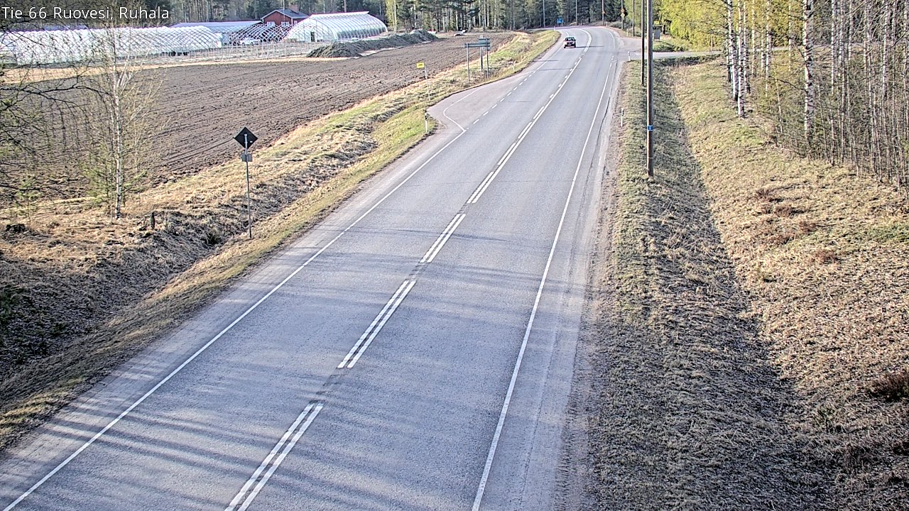 Weather Camera Image Väg 66 Ruovesi, Ruhala, Ruovesi, Pirkanmaa