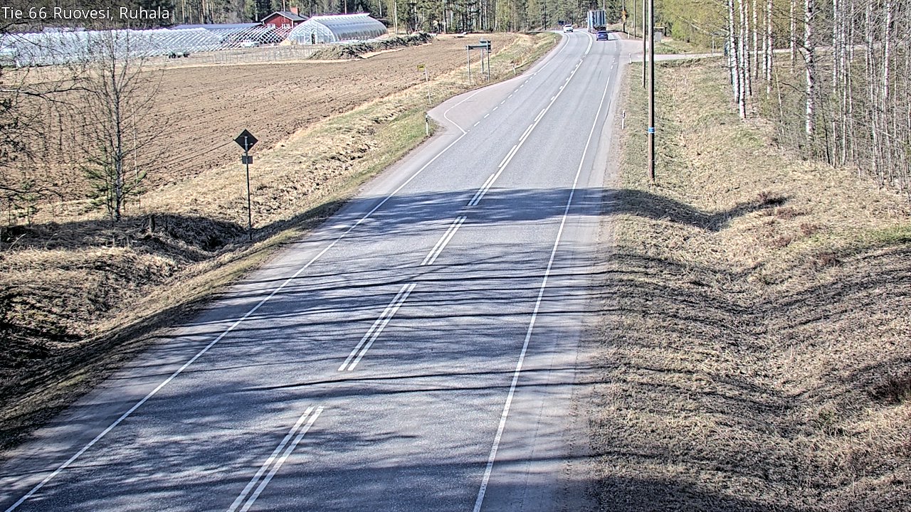 Weather Camera Image Väg 66 Ruovesi, Ruhala, Ruovesi, Pirkanmaa