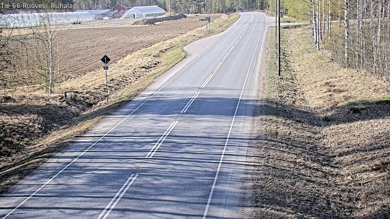 Weather Camera Image Väg 66 Ruovesi, Ruhala, Ruovesi, Pirkanmaa