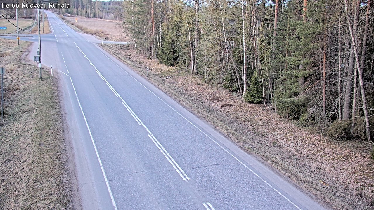 Weather Camera Image Road 66 Ruovesi, Ruhala, Ruovesi, Pirkanmaa