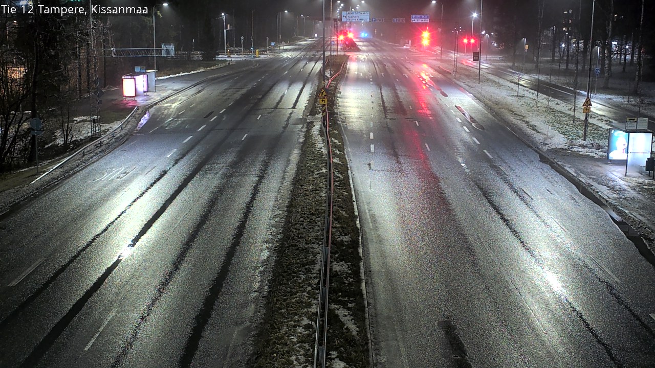 Weather Camera Image Väg 12 Tammerfors, Kissanmaa, Tampere, Pirkanmaa