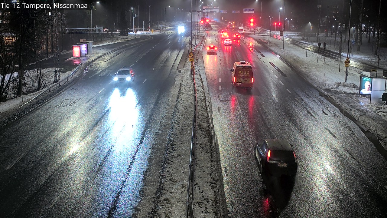 Weather Camera Image Väg 12 Tammerfors, Kissanmaa, Tampere, Pirkanmaa