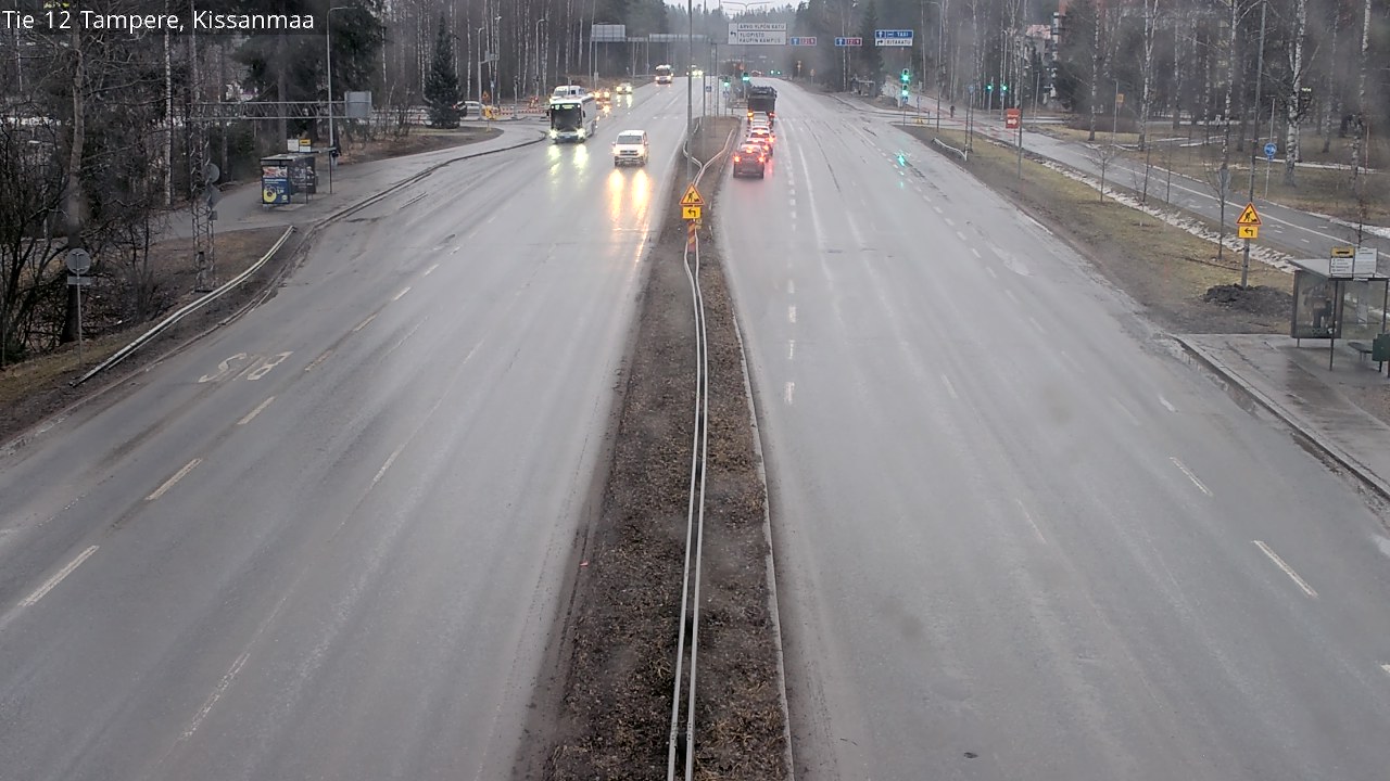 Weather Camera Image Väg 12 Tammerfors, Kissanmaa, Tampere, Pirkanmaa