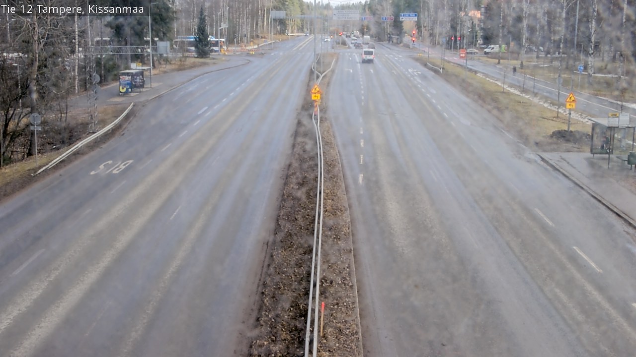 Weather Camera Image Väg 12 Tammerfors, Kissanmaa, Tampere, Pirkanmaa