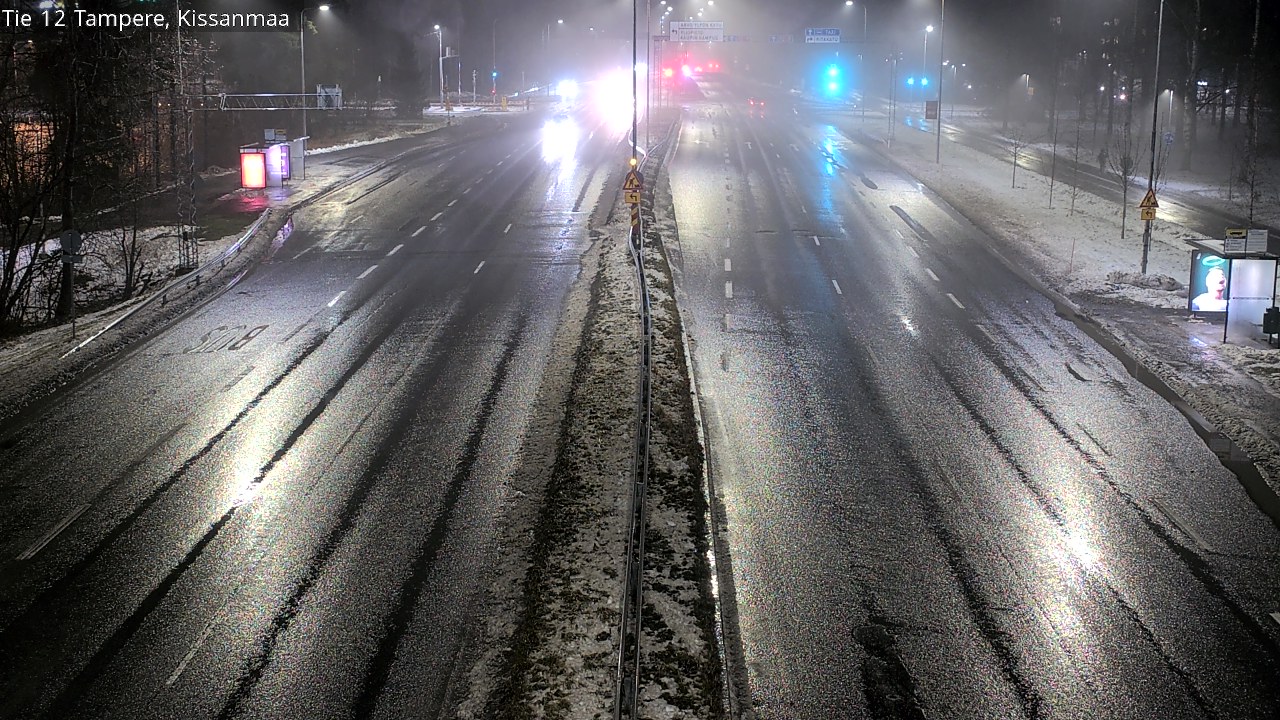 Weather Camera Image Väg 12 Tammerfors, Kissanmaa, Tampere, Pirkanmaa