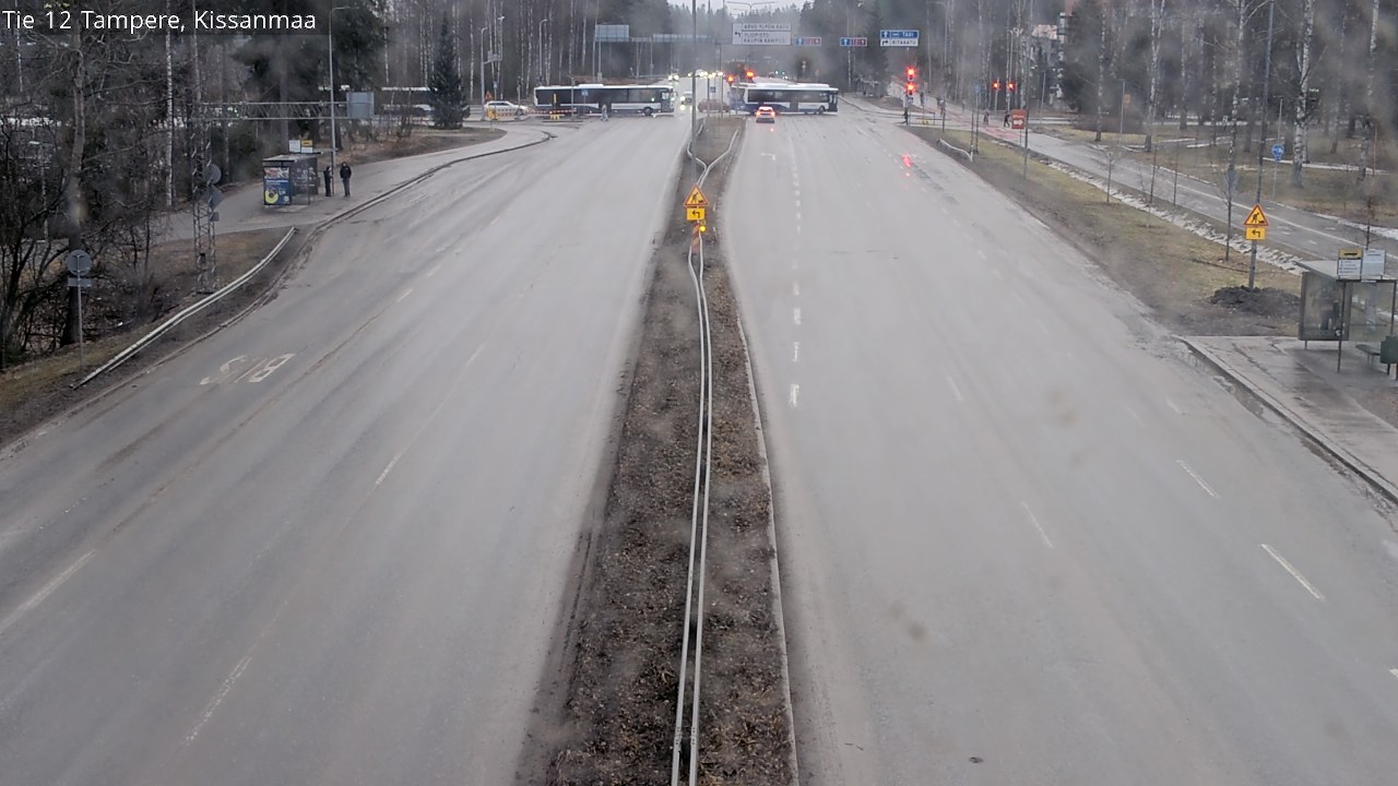 Weather Camera Image Väg 12 Tammerfors, Kissanmaa, Tampere, Pirkanmaa