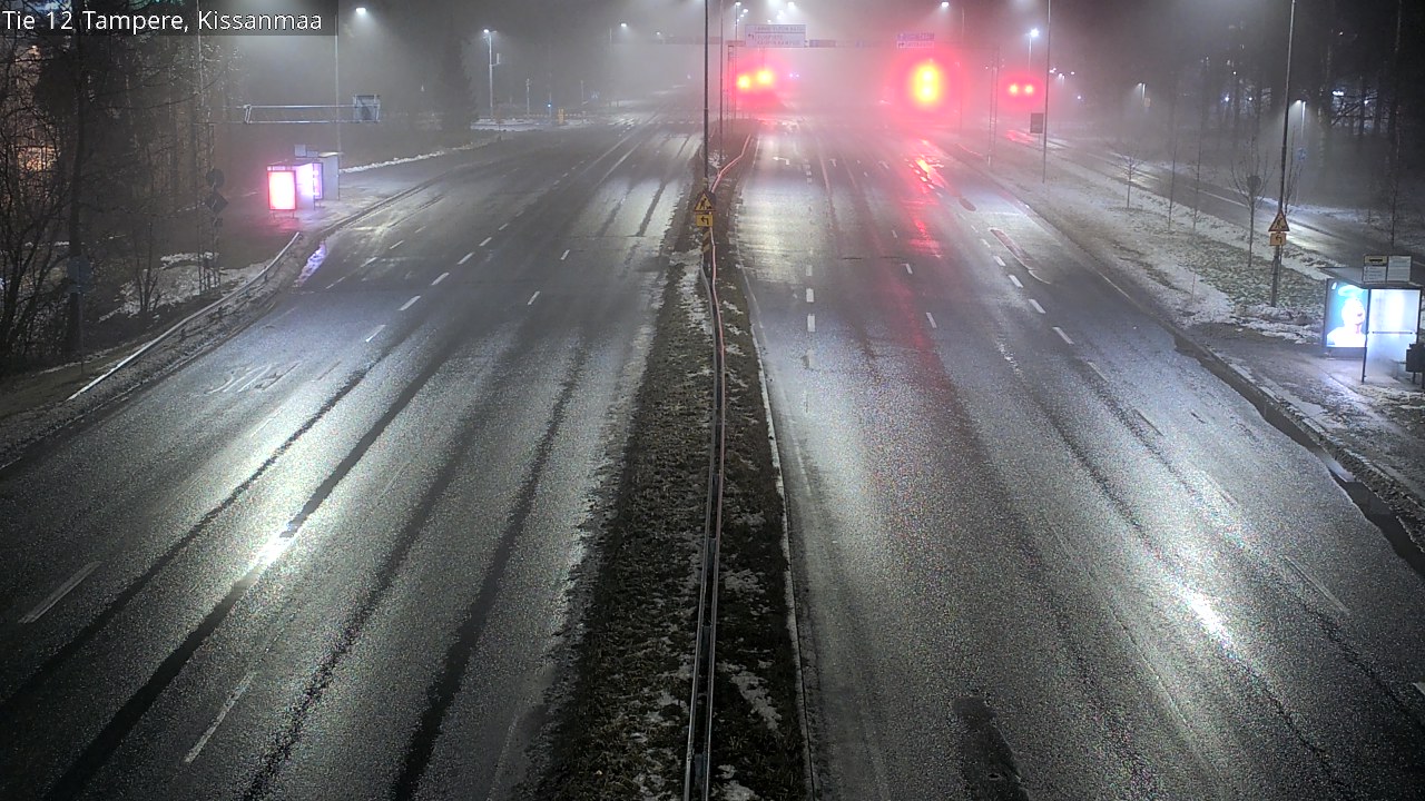 Weather Camera Image Väg 12 Tammerfors, Kissanmaa, Tampere, Pirkanmaa