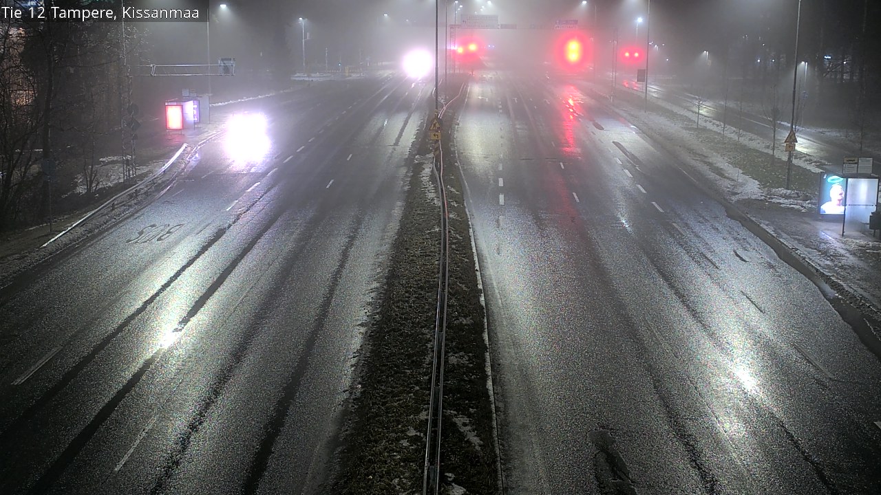 Weather Camera Image Väg 12 Tammerfors, Kissanmaa, Tampere, Pirkanmaa