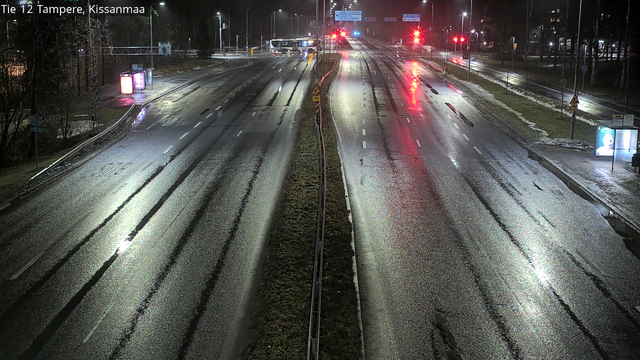 Weather Camera Image Väg 12 Tammerfors, Kissanmaa, Tampere, Pirkanmaa