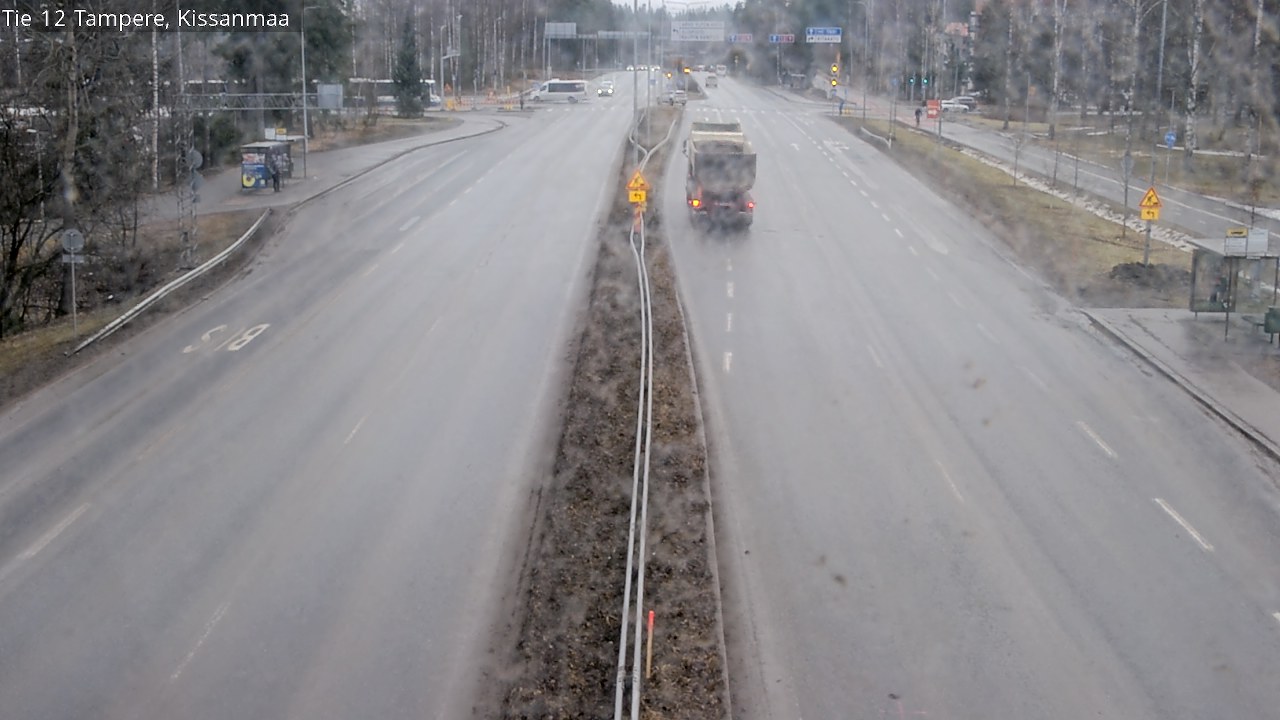 Weather Camera Image Väg 12 Tammerfors, Kissanmaa, Tampere, Pirkanmaa