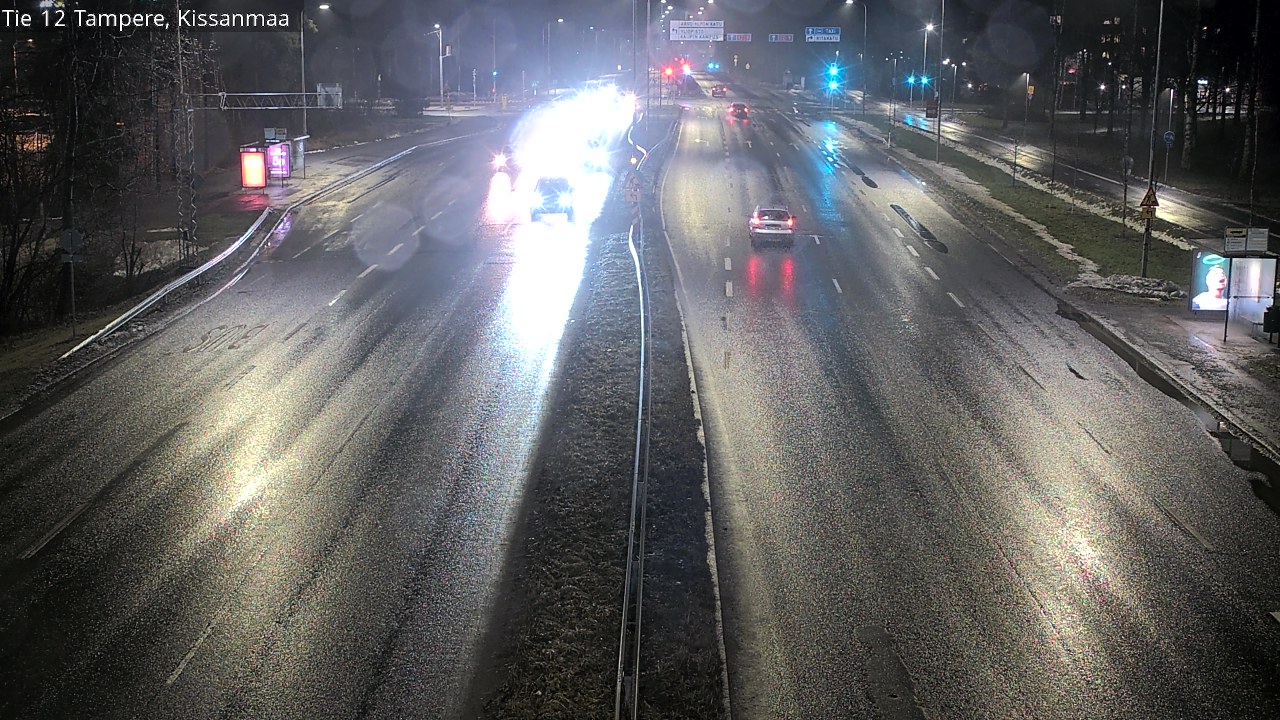 Weather Camera Image Väg 12 Tammerfors, Kissanmaa, Tampere, Pirkanmaa