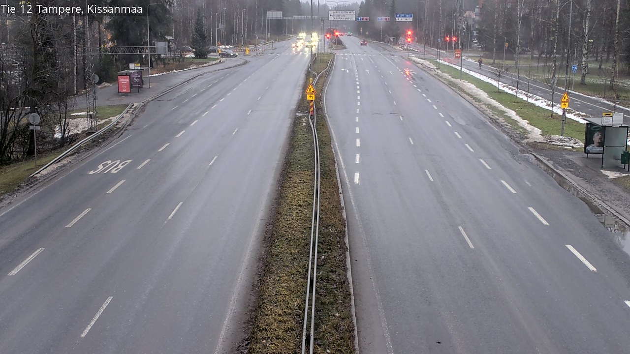 Weather Camera Image Väg 12 Tammerfors, Kissanmaa, Tampere, Pirkanmaa