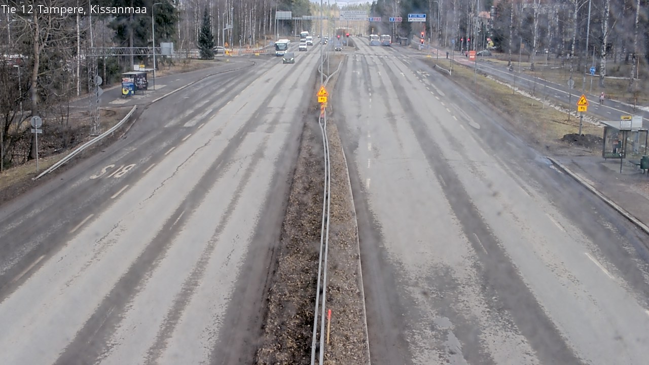 Weather Camera Image Väg 12 Tammerfors, Kissanmaa, Tampere, Pirkanmaa