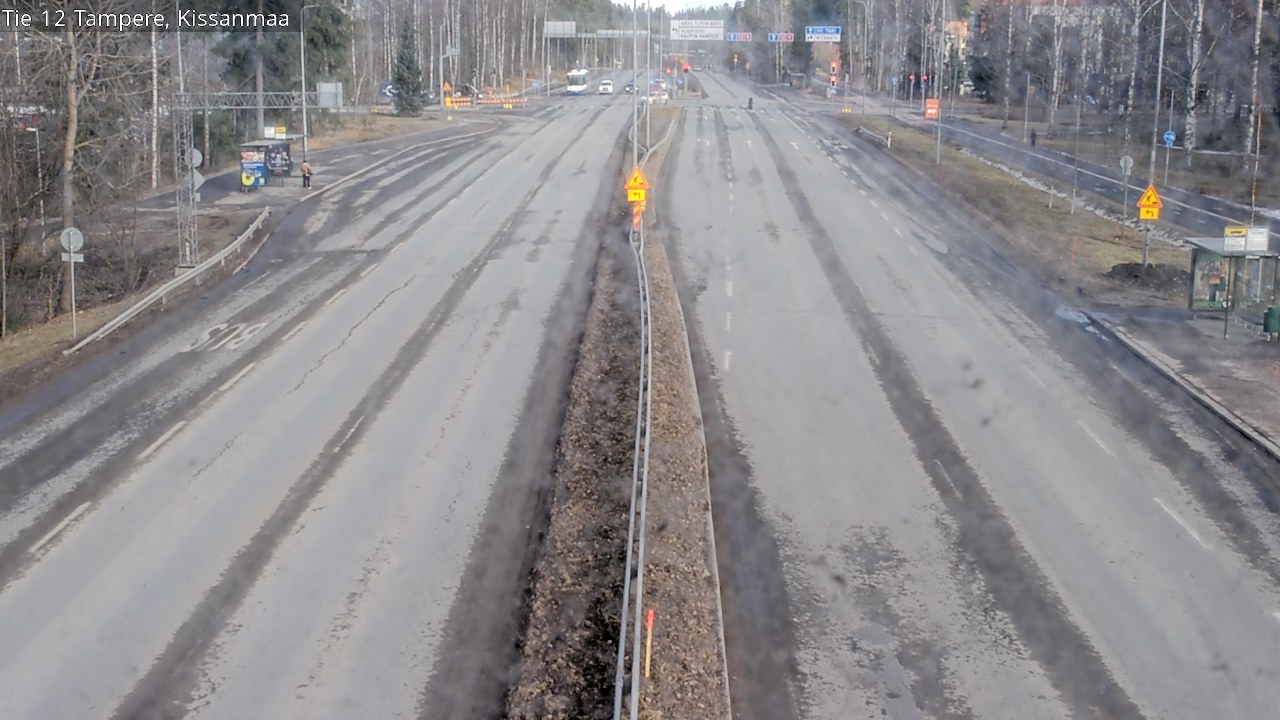 Weather Camera Image Väg 12 Tammerfors, Kissanmaa, Tampere, Pirkanmaa