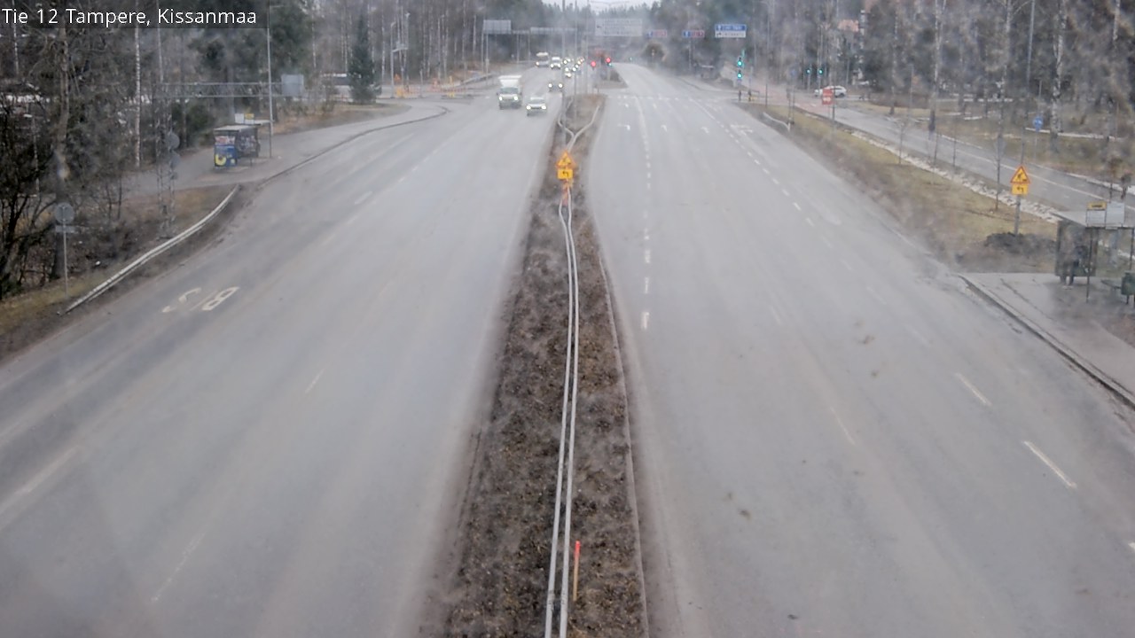 Weather Camera Image Väg 12 Tammerfors, Kissanmaa, Tampere, Pirkanmaa
