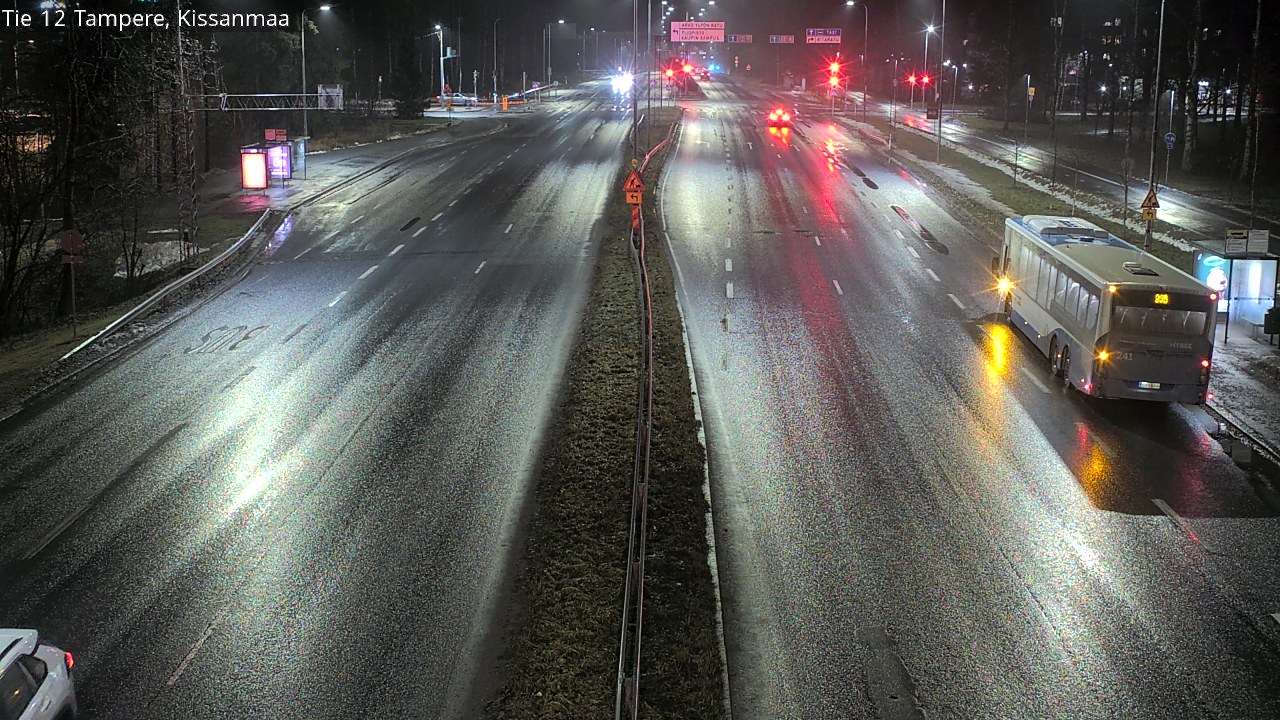 Weather Camera Image Väg 12 Tammerfors, Kissanmaa, Tampere, Pirkanmaa