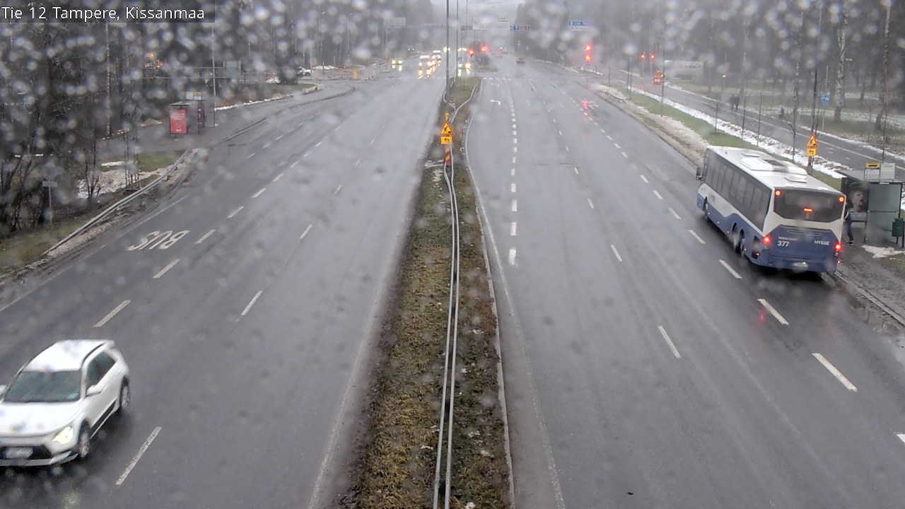 Weather Camera Image Väg 12 Tammerfors, Kissanmaa, Tampere, Pirkanmaa