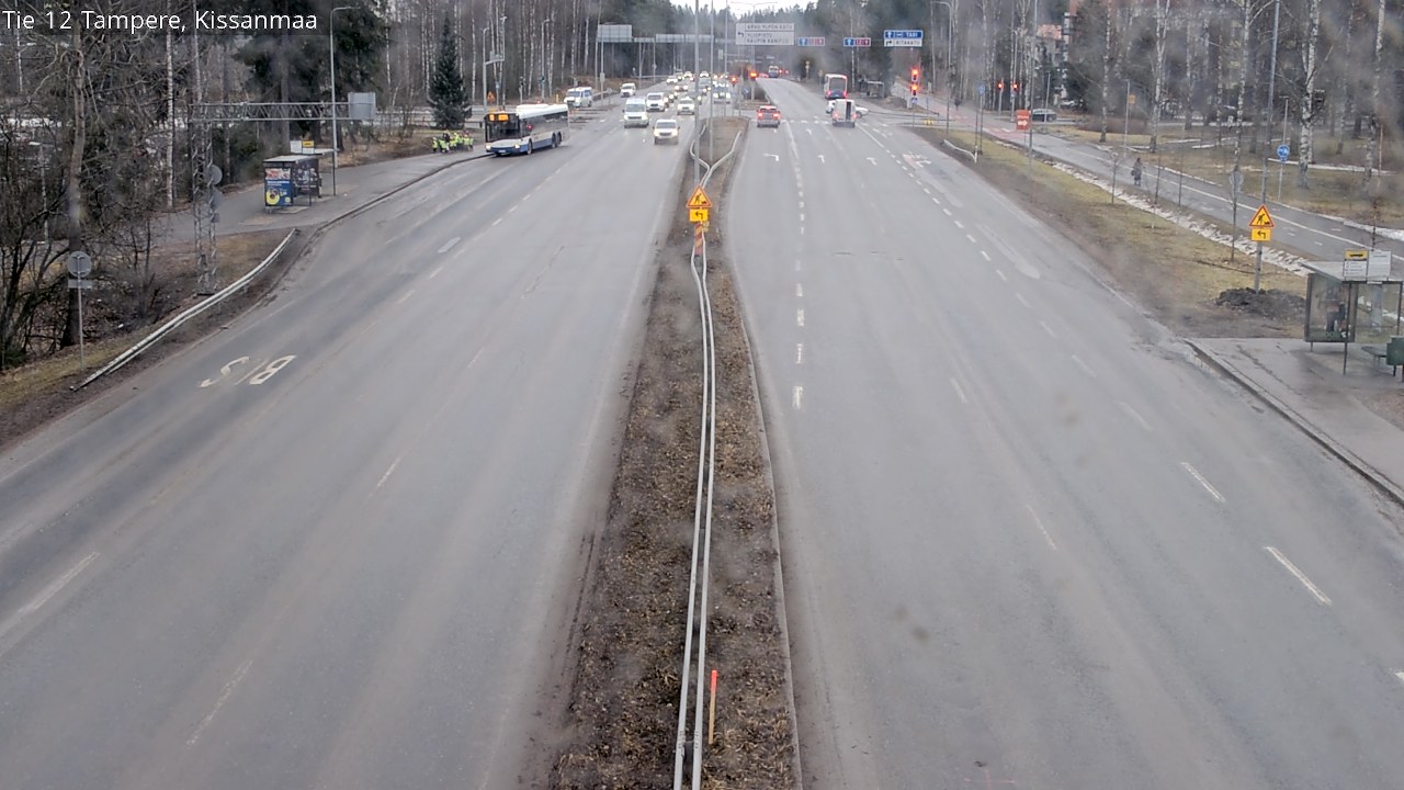 Weather Camera Image Väg 12 Tammerfors, Kissanmaa, Tampere, Pirkanmaa