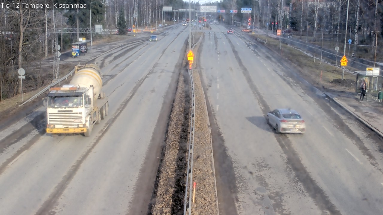 Weather Camera Image Väg 12 Tammerfors, Kissanmaa, Tampere, Pirkanmaa